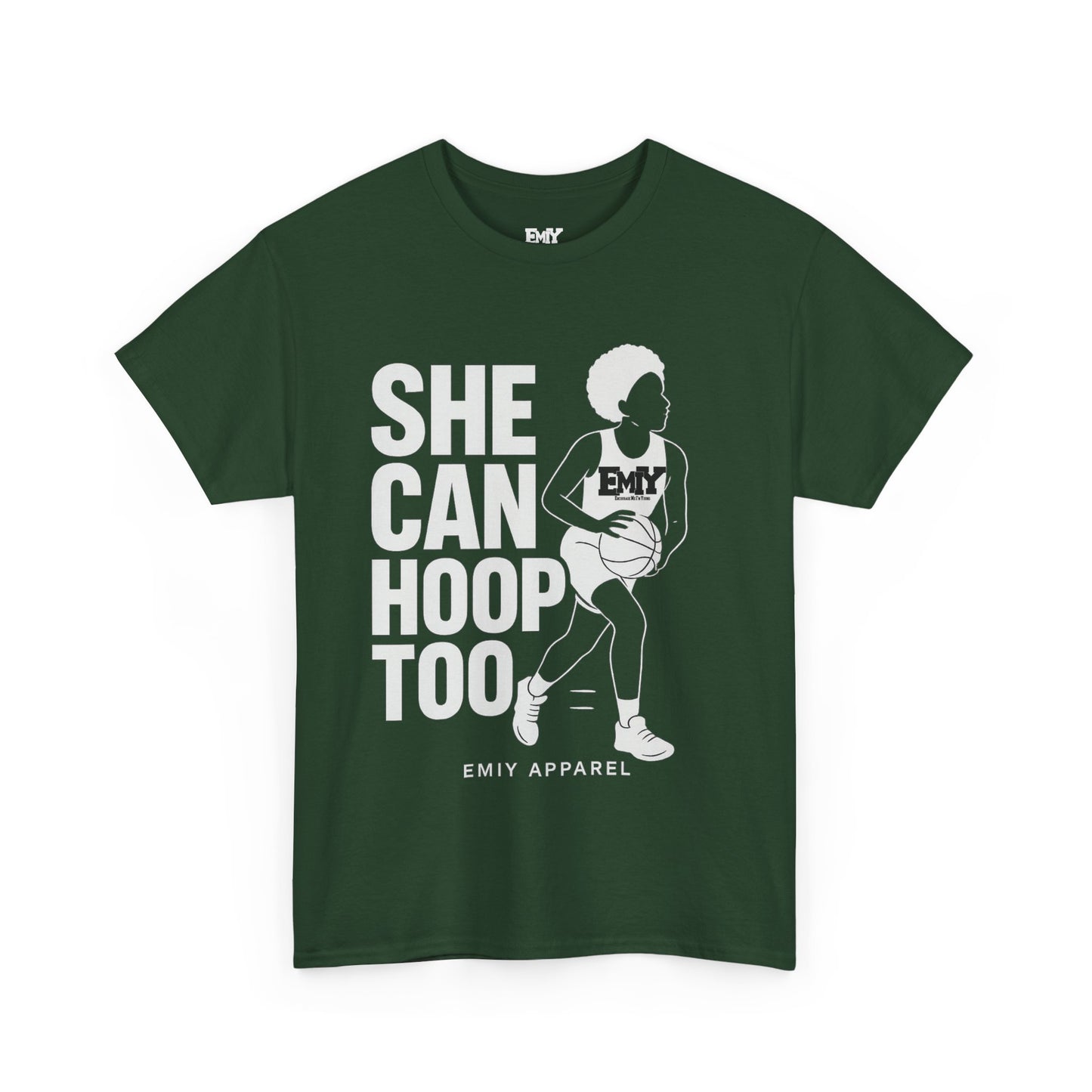 'She Can Hoop Too' Tee