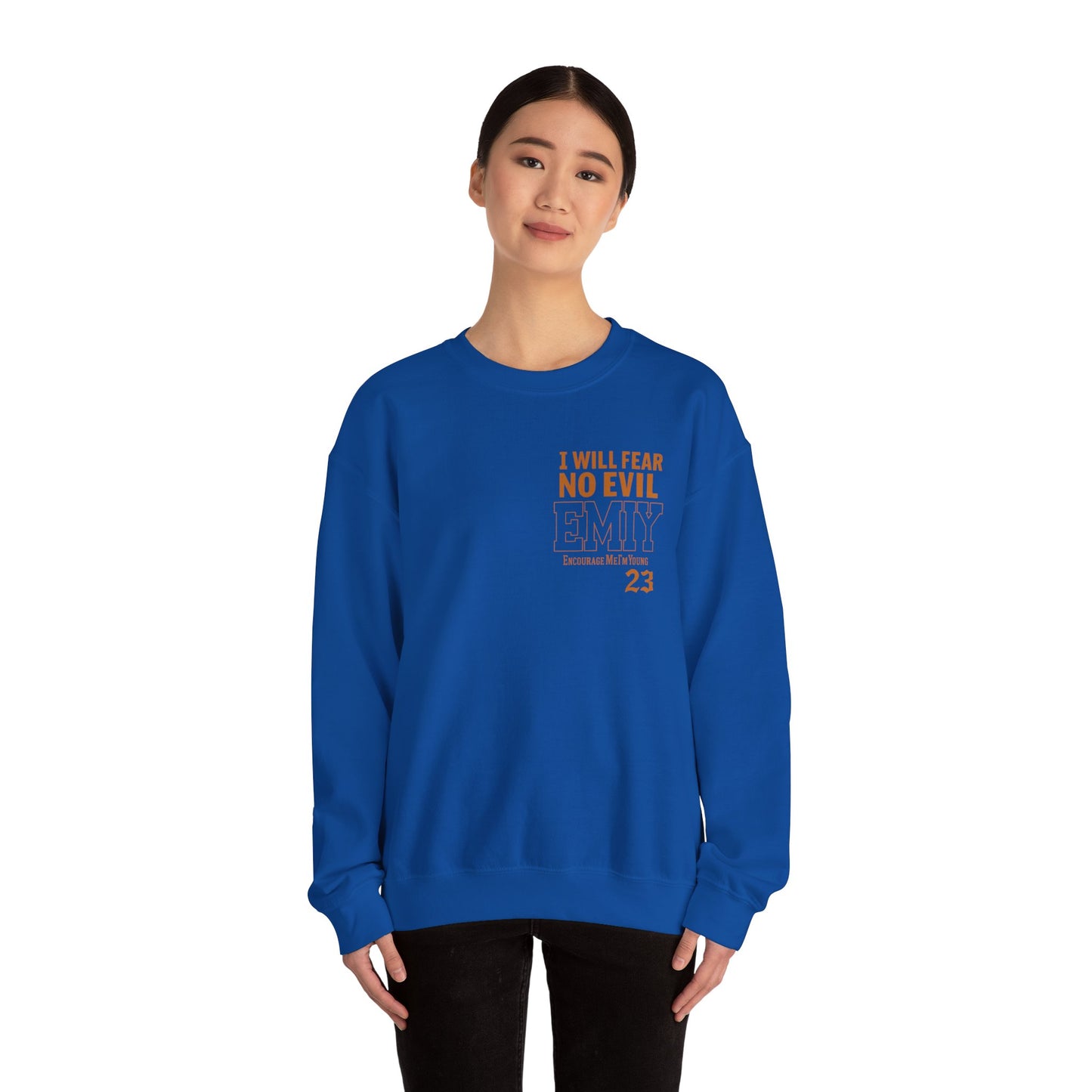 Bible Verse Sweatshirt - Psalms 23 Fear No Evil