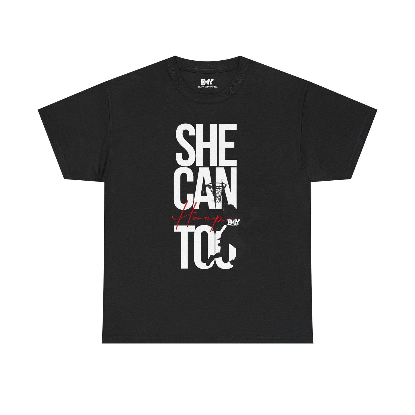 She Can Hoop Too-(She Leads) by EMIY Apparel Limited Edition