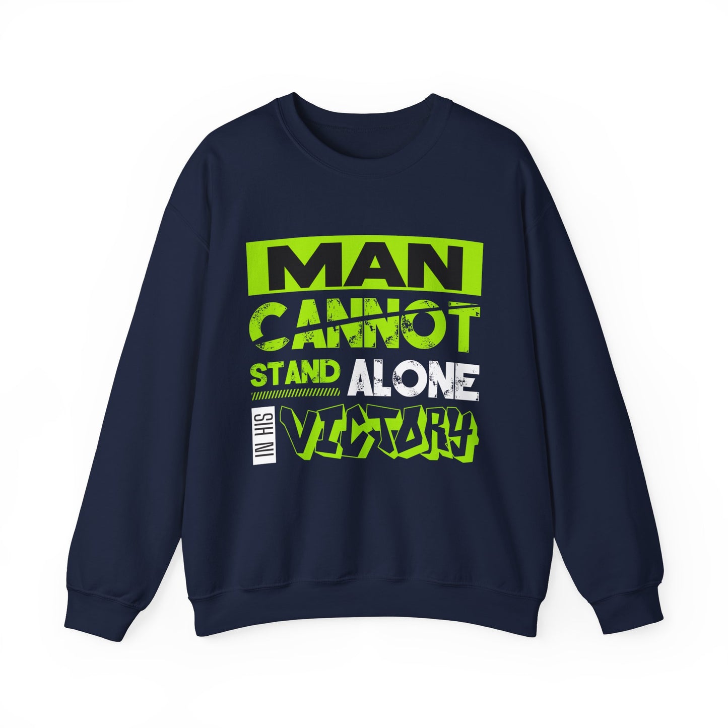 EMIY Teen Victory Quote Unisex Sweatshirt