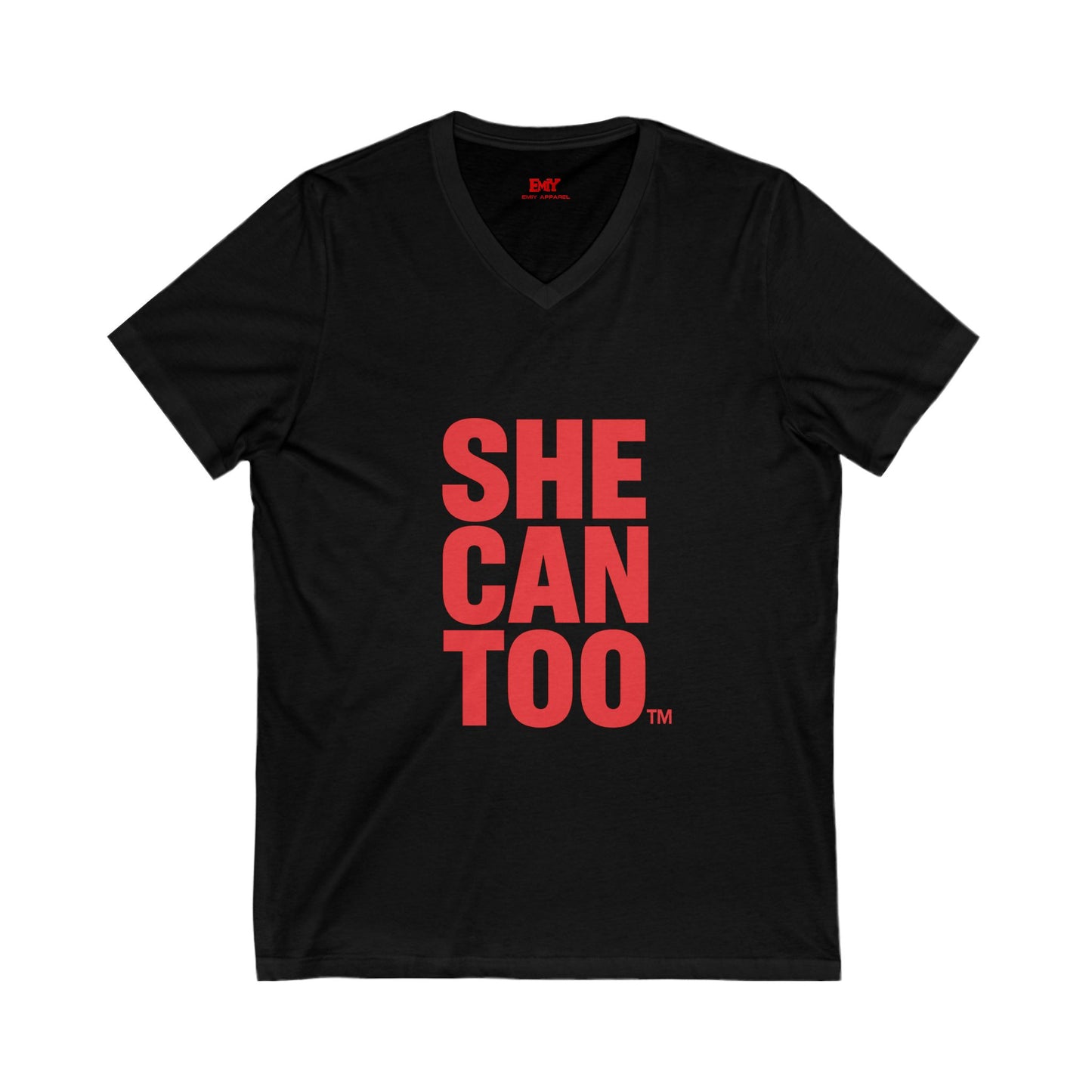 She Can Too V-Neck Tee (Delta's)