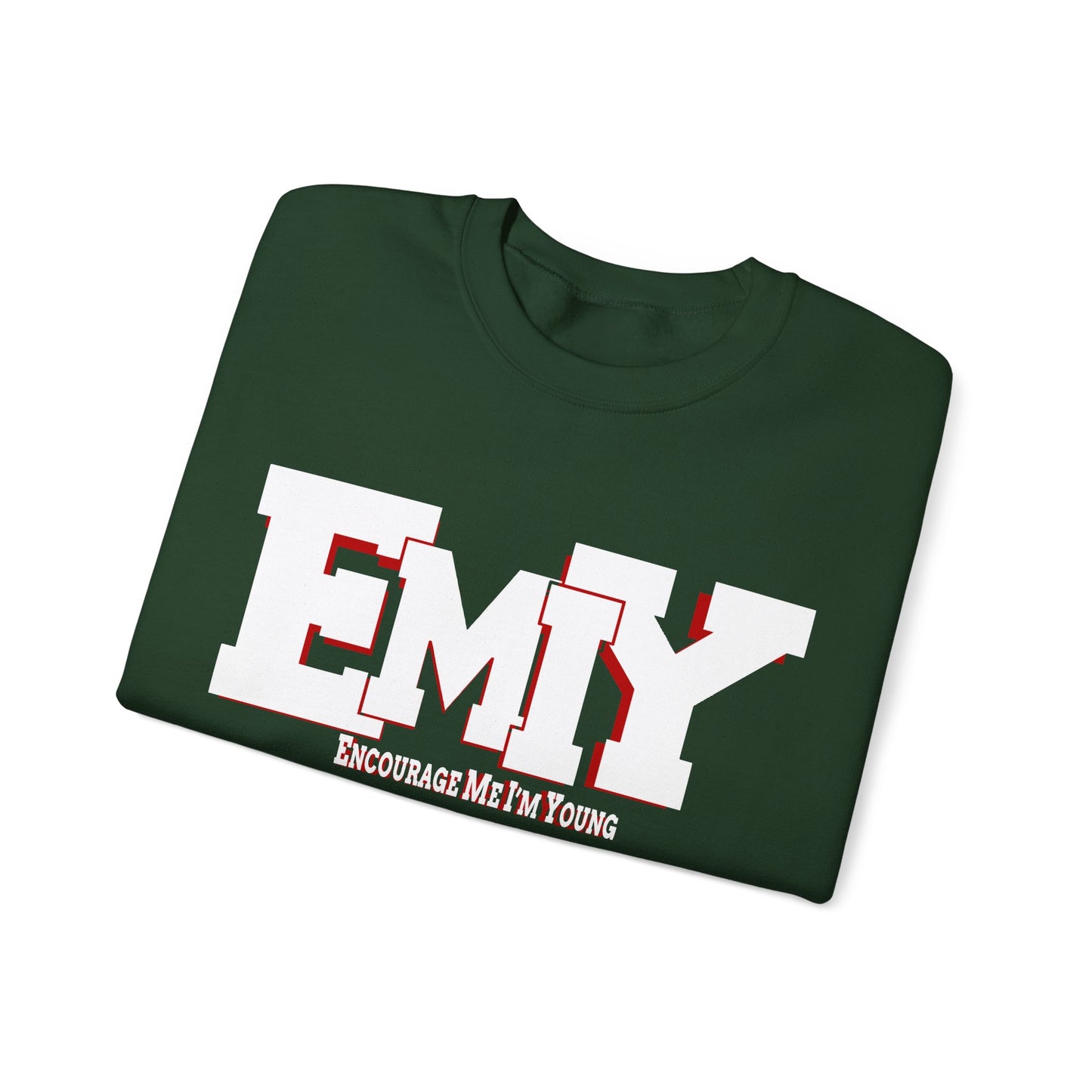 EMIY Varsity Unisex Crewneck Sweatshirt