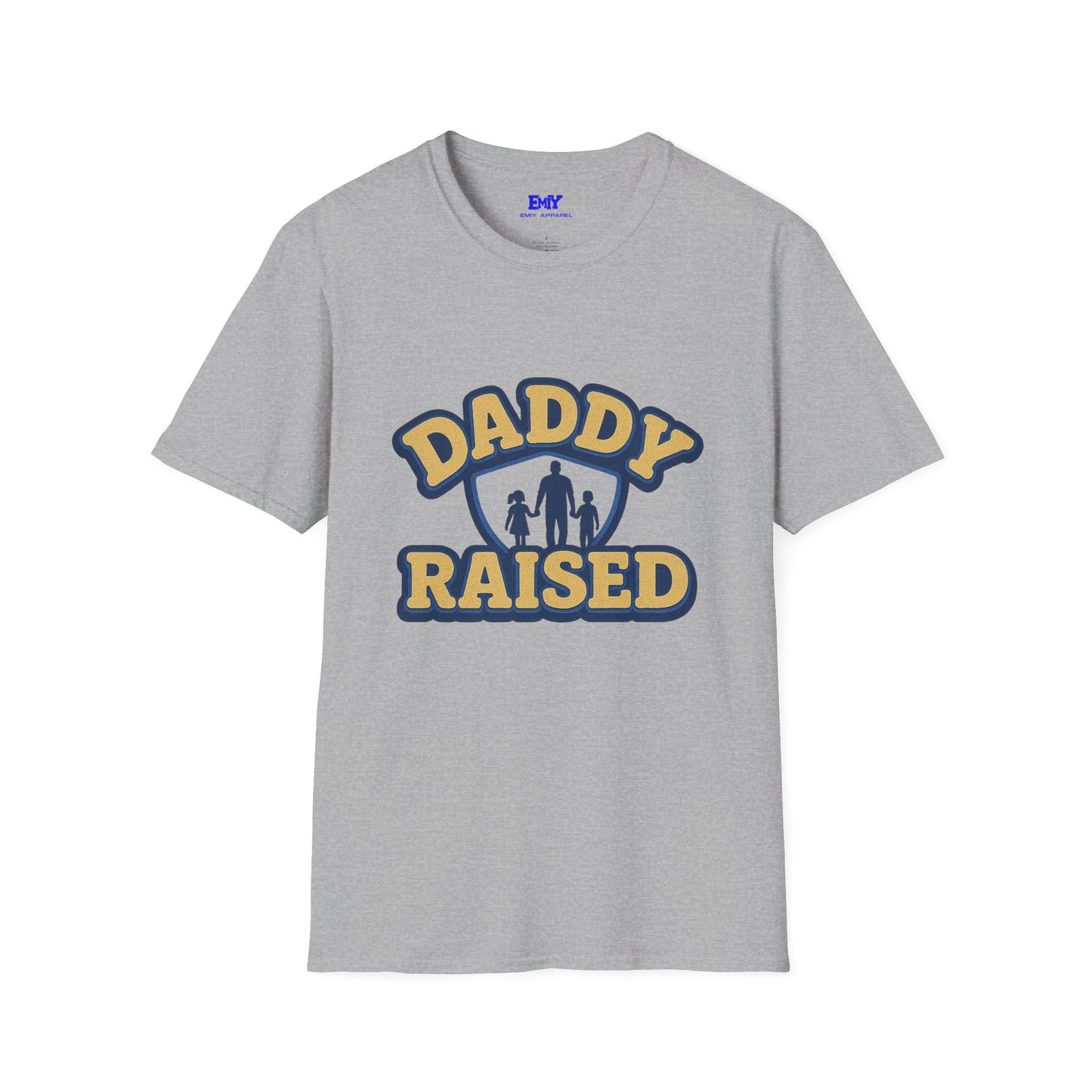Daddy Raised T-Shirt — Father & Kids Retro Family Tee
