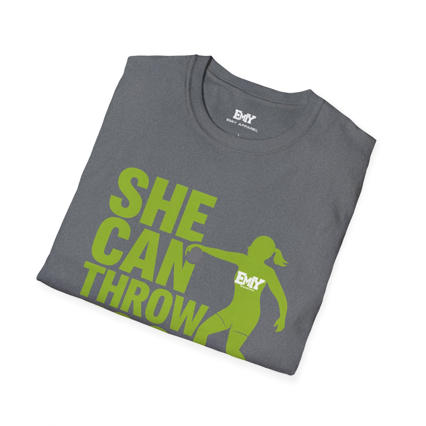 EMIY She Can Throw Too T-shirt