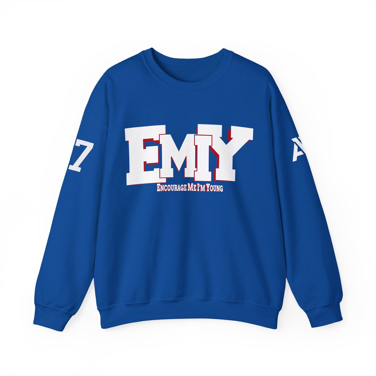 EMIY Varsity Unisex Crewneck Sweatshirt