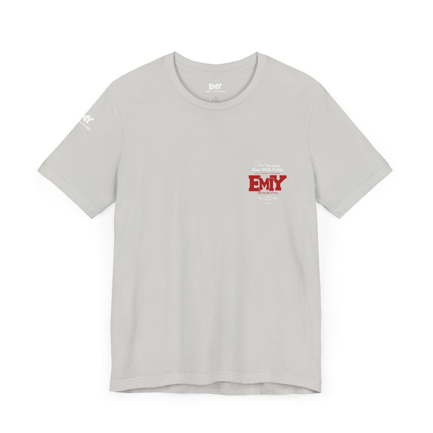 Motivational Fitness T-Shirt - 'Fuel The Pain, Rise With Pride'