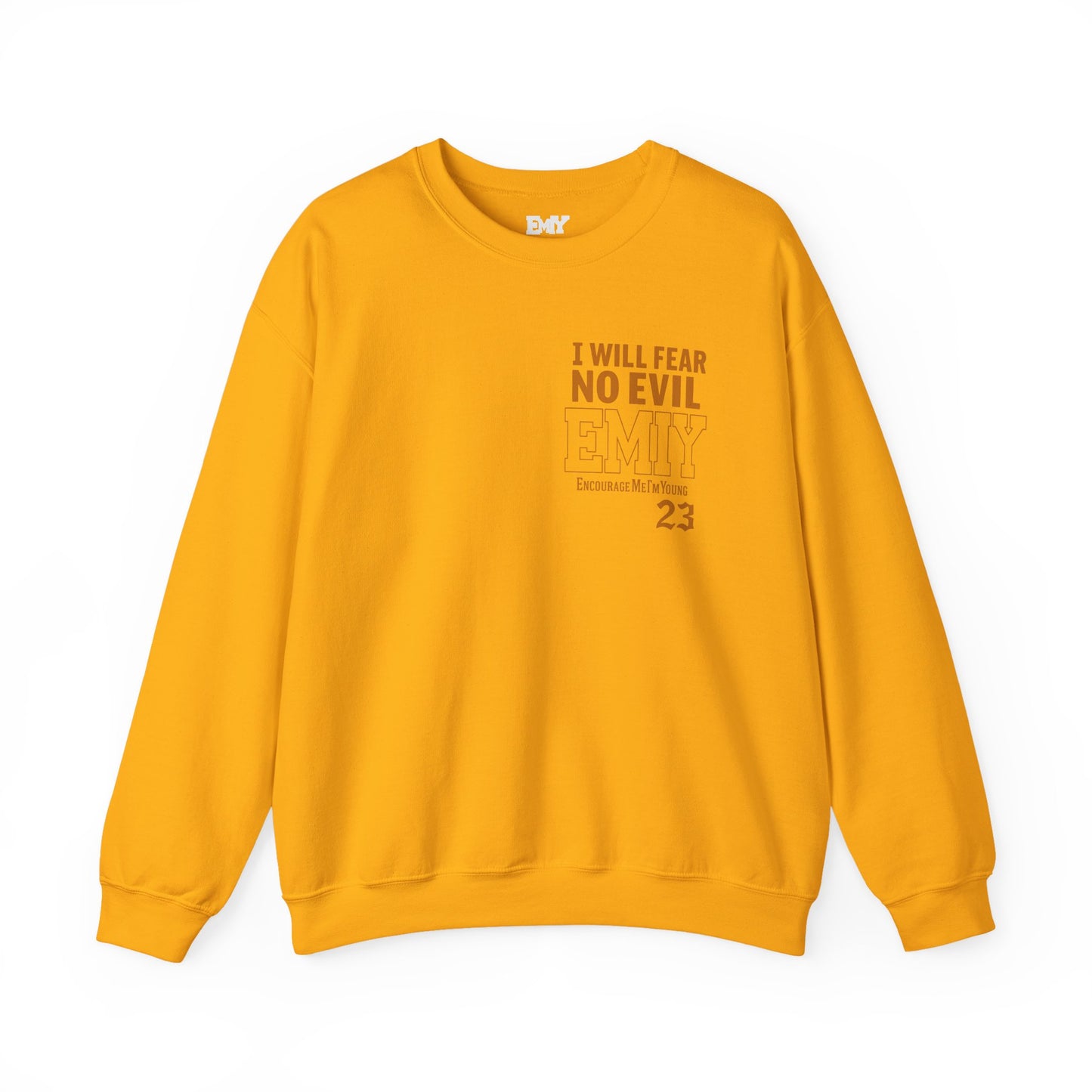 Bible Verse Sweatshirt - Psalms 23 Fear No Evil