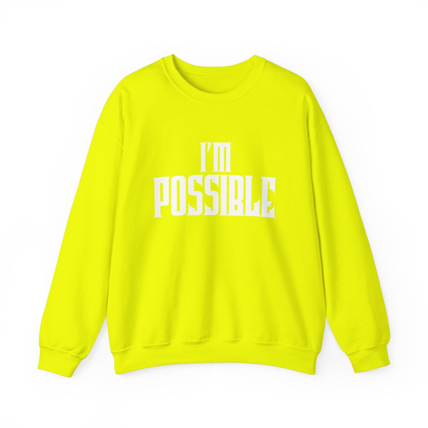 Teen Crewneck Sweatshirt - I'M POSSIBLE Self-Inspiration Design