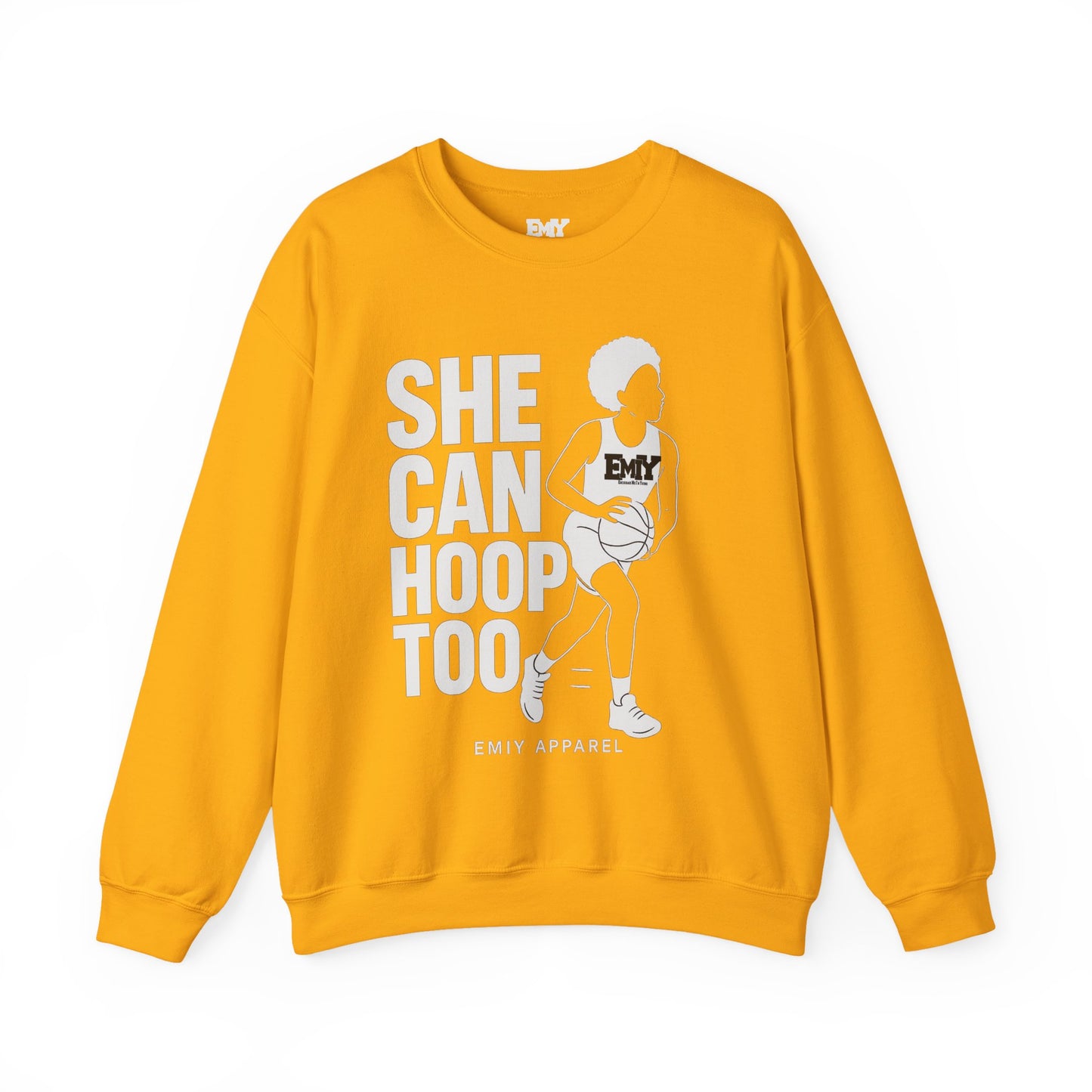 She Can Hoop Too by EMIY Apparel