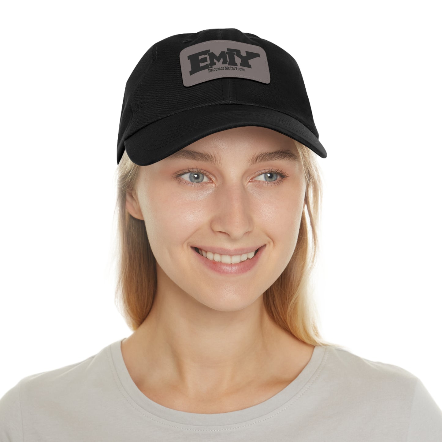 EMIY Teen Hat with Leather Patch