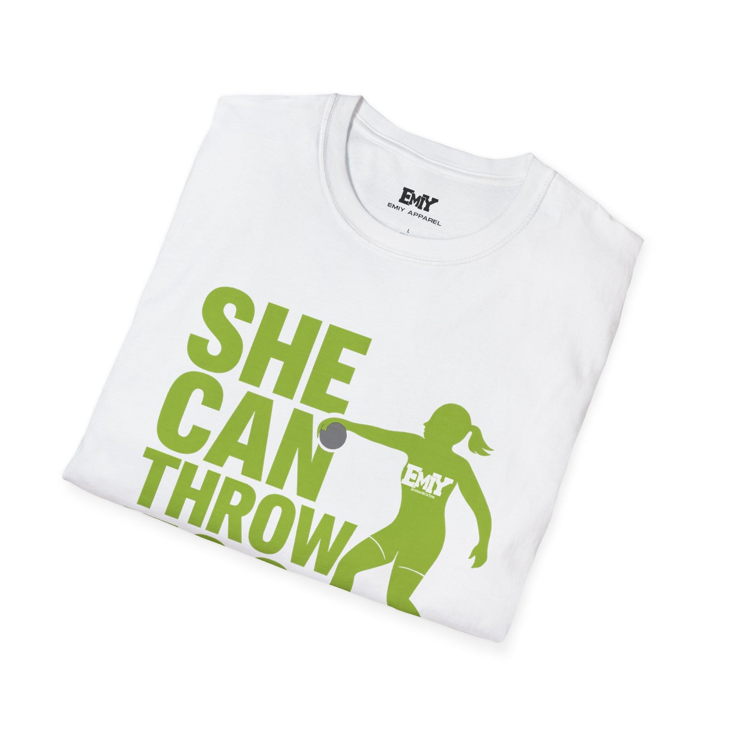 EMIY She Can Throw Too T-shirt
