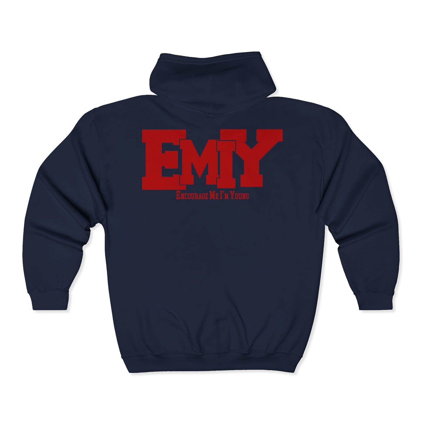 New EMIY Red Teen Zip Hoodie