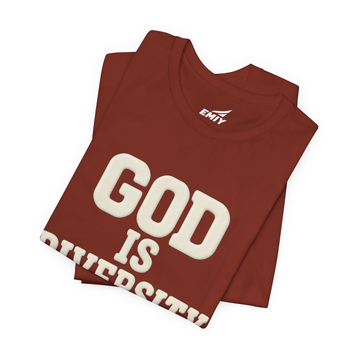 God Is Diversity Tee — Inspirational Religious Graphic T‑Shirt