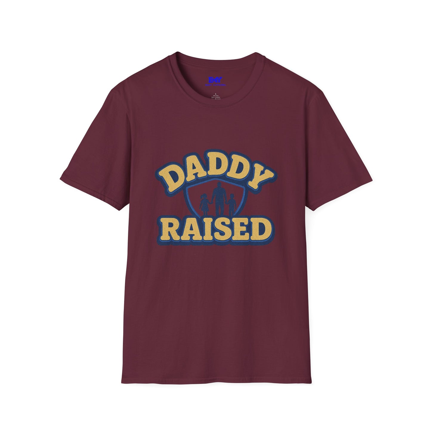 Daddy Raised T-Shirt — Father & Kids Retro Family Tee