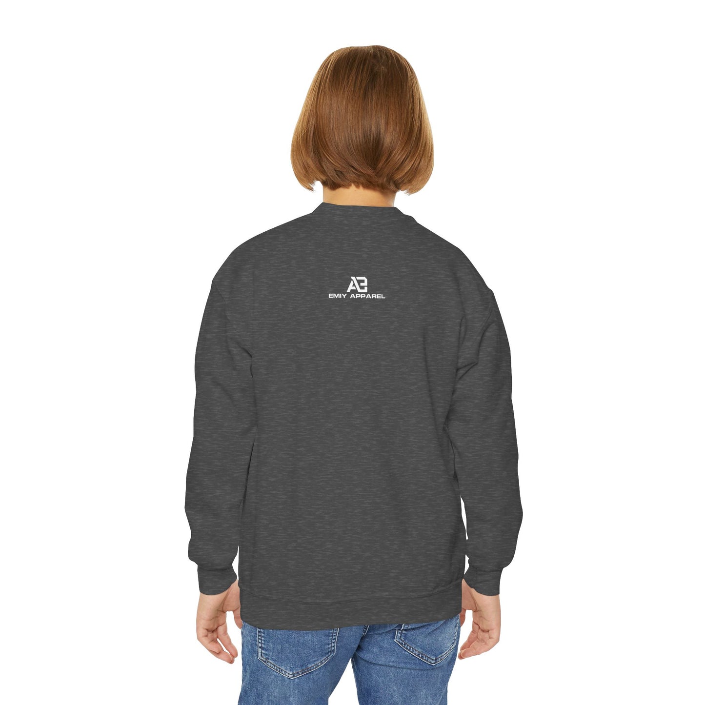 EMIY Youth Purple Crewneck Sweatshirt