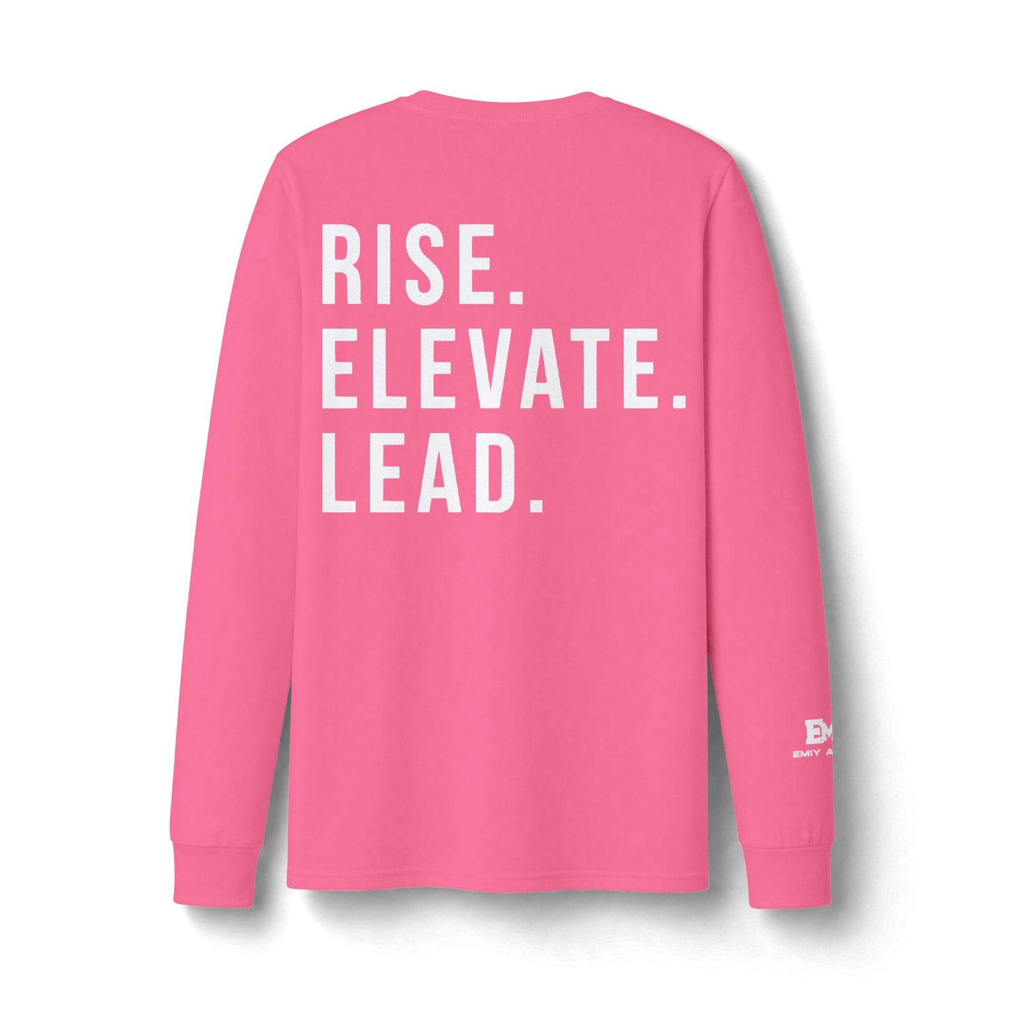 EMIY Sports  'Rise. Elevate. Lead.' Performance Shirt-LS