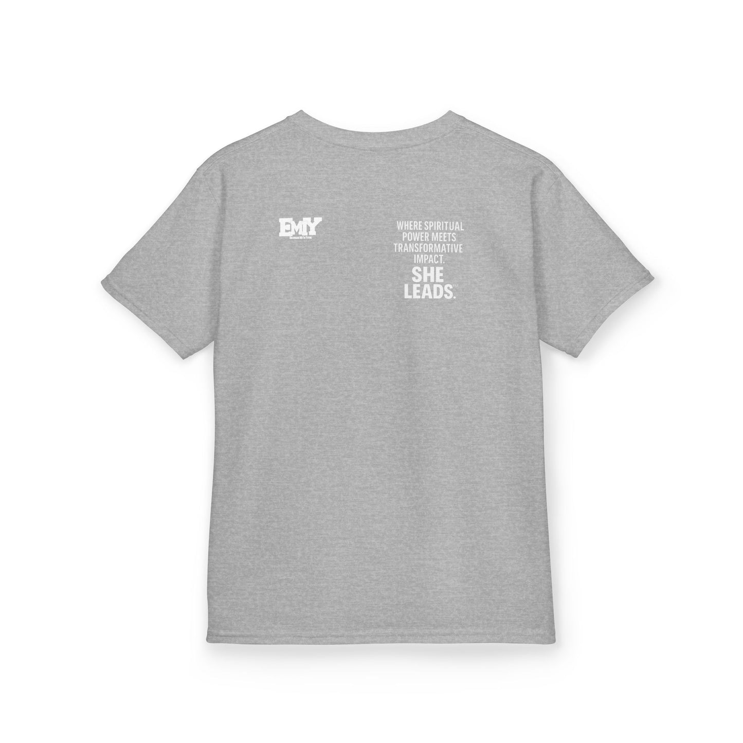 She Can Hoop Too Kids T‑Shirt — Girls Basketball Pride Tee