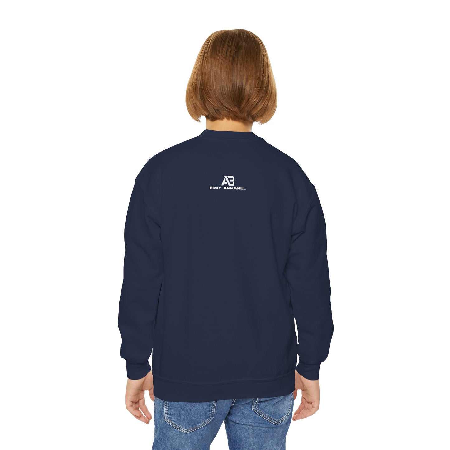 EMIY Youth Purple Crewneck Sweatshirt