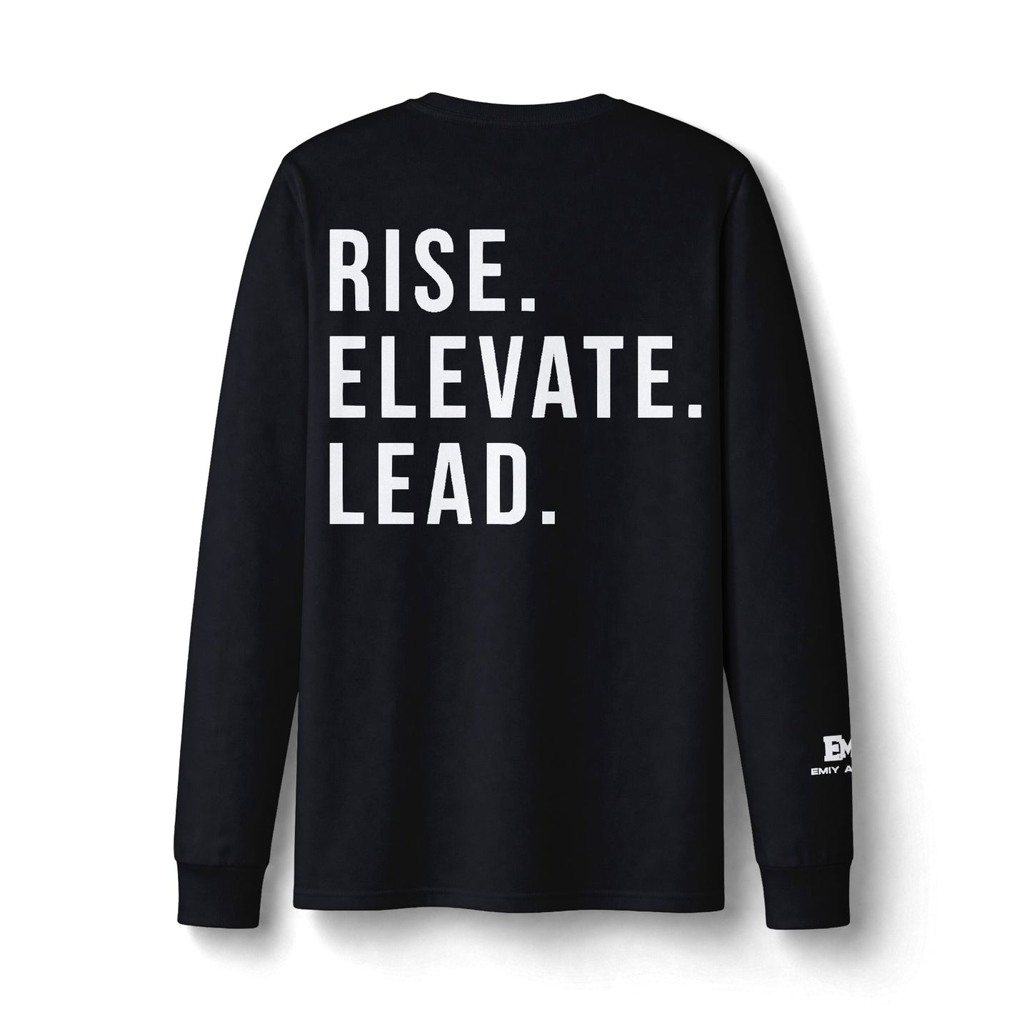 EMIY Sports  'Rise. Elevate. Lead.' Performance Shirt-LS