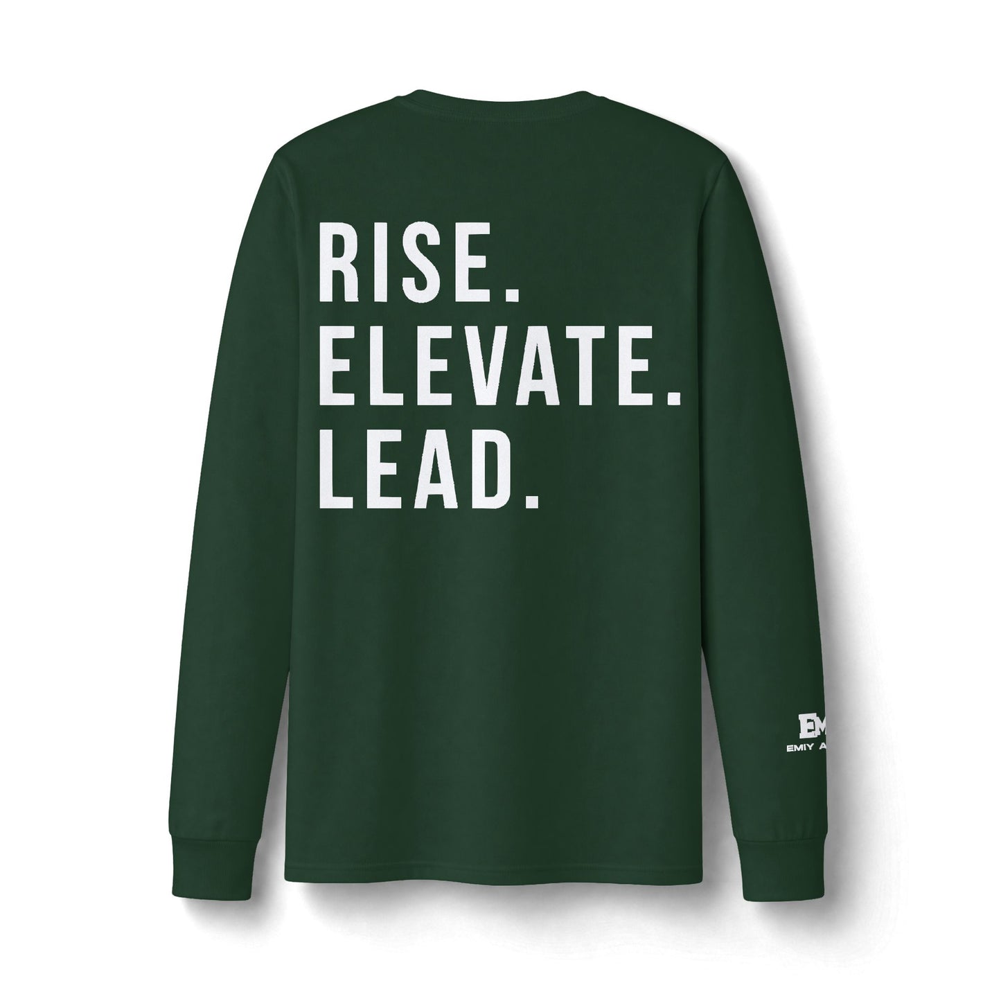 EMIY Sports  'Rise. Elevate. Lead.' Performance Shirt-LS