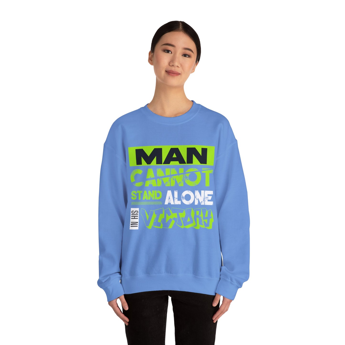 EMIY Teen Victory Quote Unisex Sweatshirt