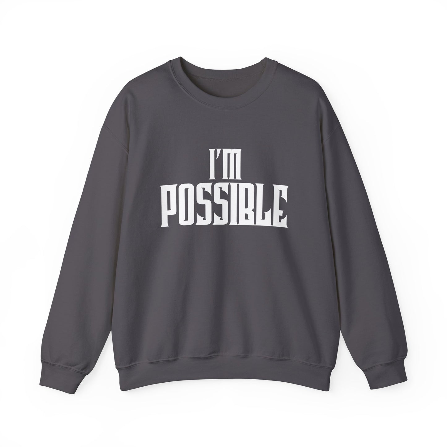 Teen Crewneck Sweatshirt - I'M POSSIBLE Self-Inspiration Design