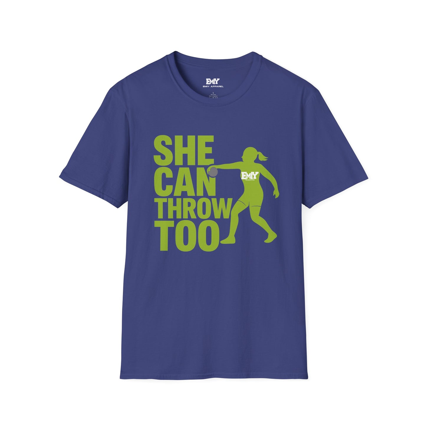 EMIY She Can Throw Too T-shirt