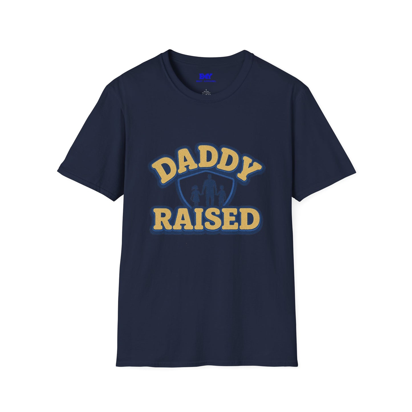 Daddy Raised T-Shirt — Father & Kids Retro Family Tee