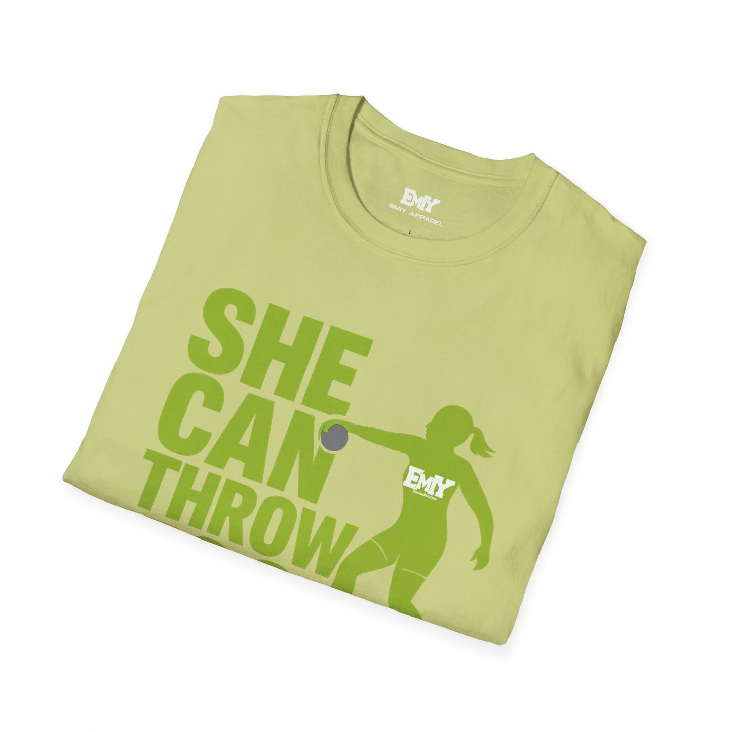 EMIY She Can Throw Too T-shirt