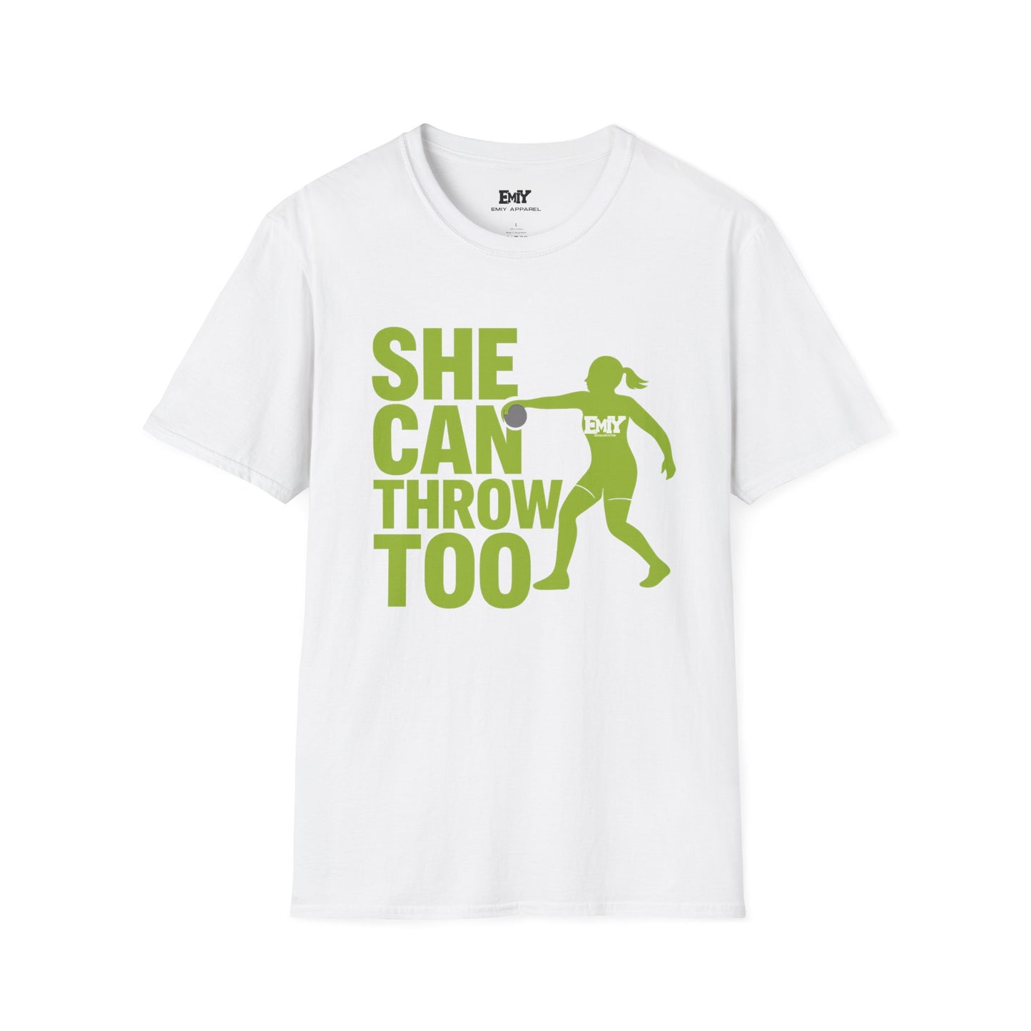 EMIY She Can Throw Too T-shirt