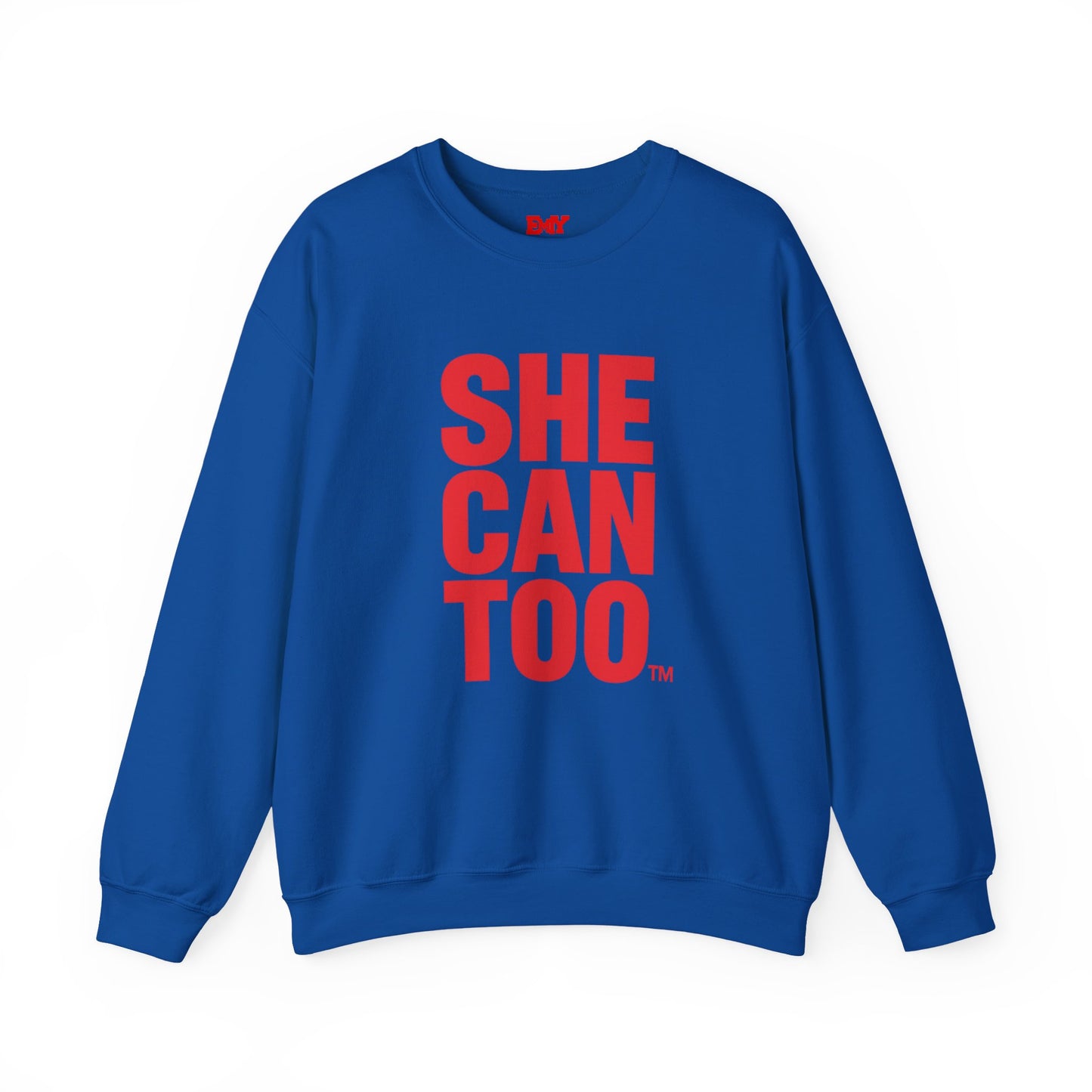 She Can Too Red Sweatshirt (Unapologetically Me)