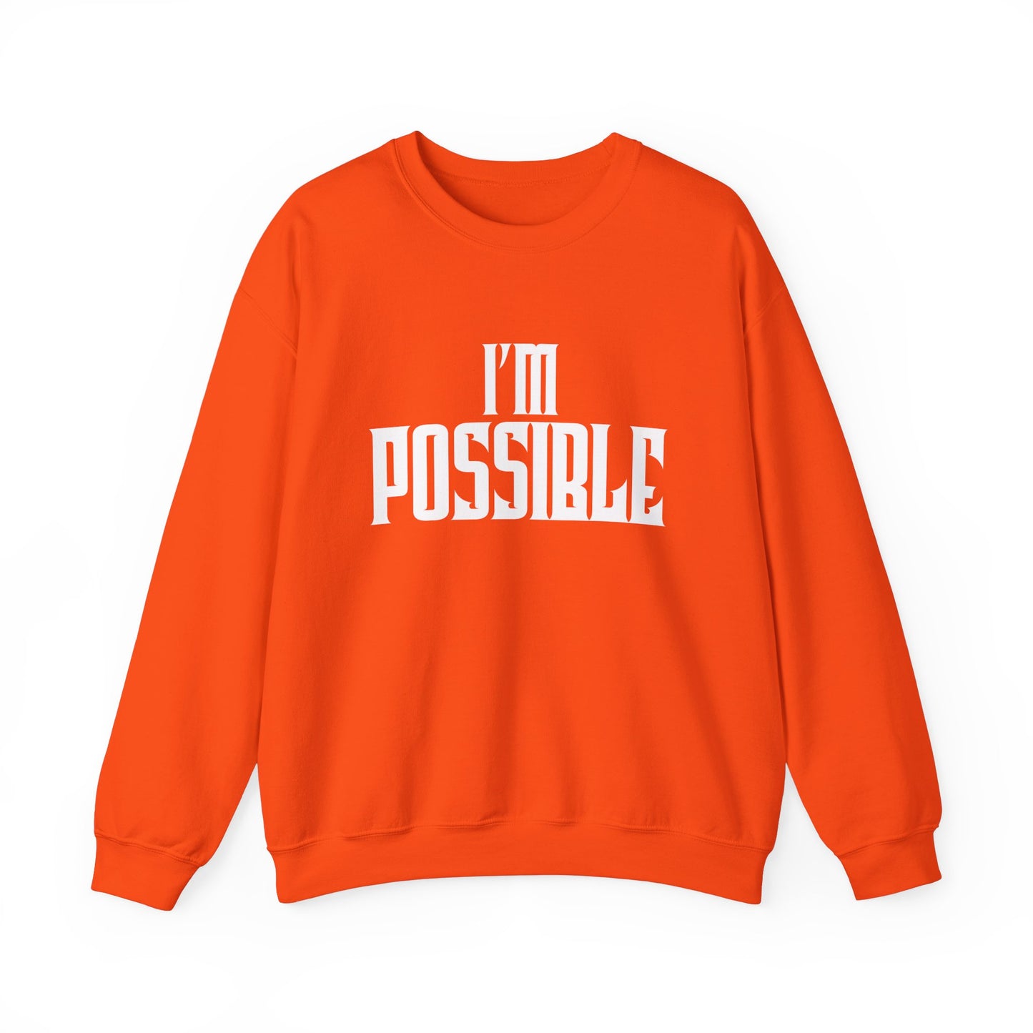 Teen Crewneck Sweatshirt - I'M POSSIBLE Self-Inspiration Design