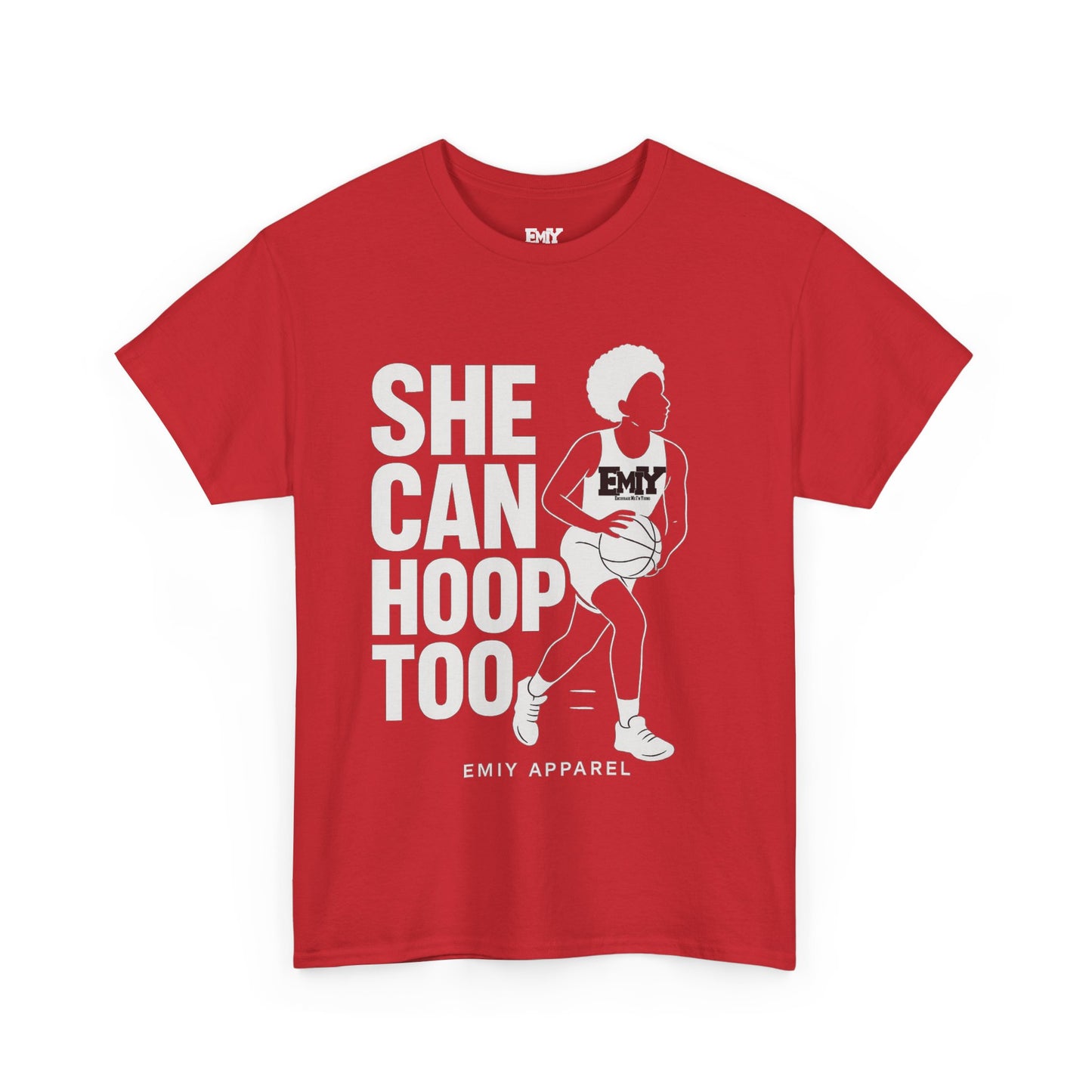 'She Can Hoop Too' Tee