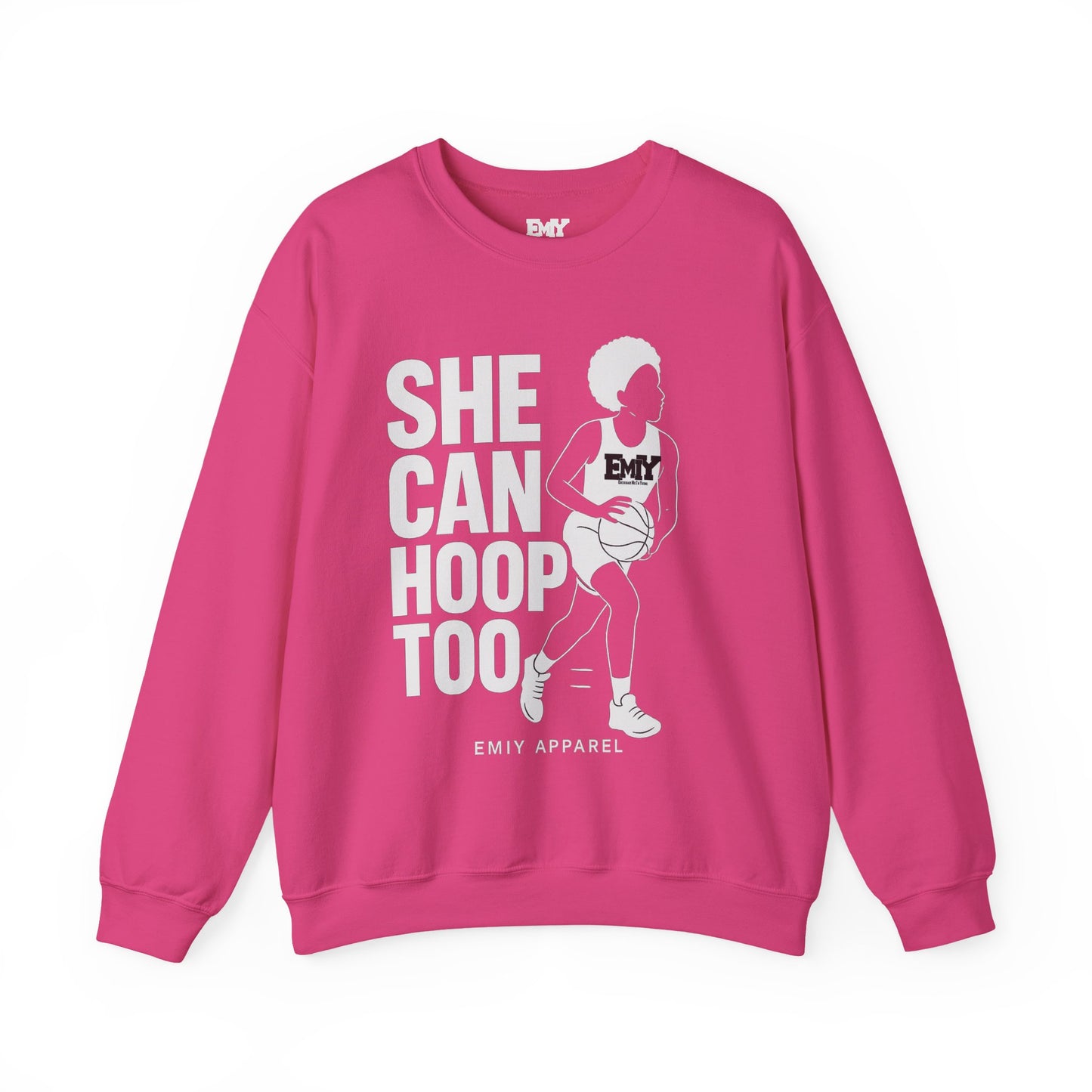 She Can Hoop Too by EMIY Apparel