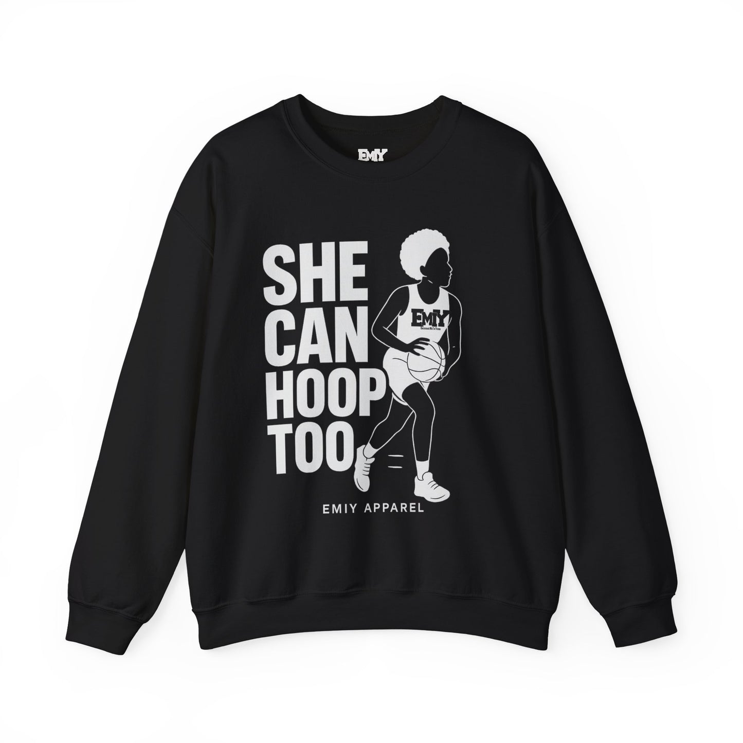 She Can Hoop Too by EMIY Apparel