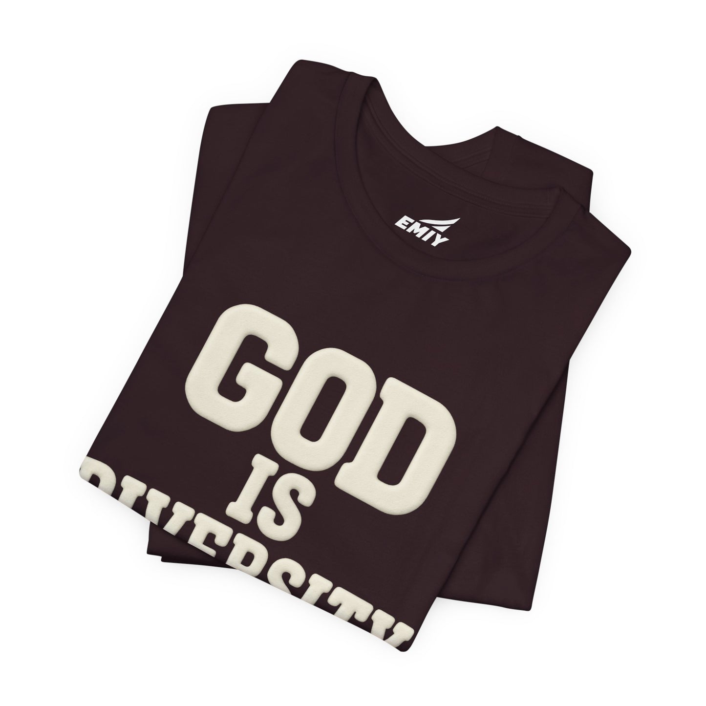 God Is Diversity Tee — Inspirational Religious Graphic T‑Shirt