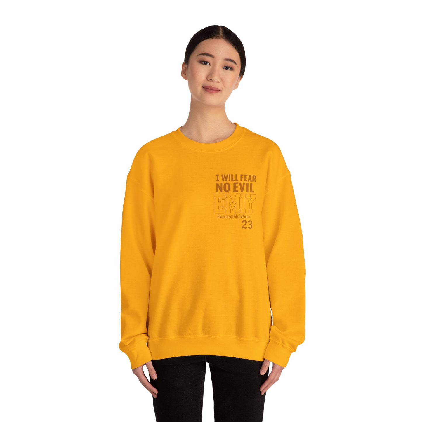 Bible Verse Sweatshirt - Psalms 23 Fear No Evil