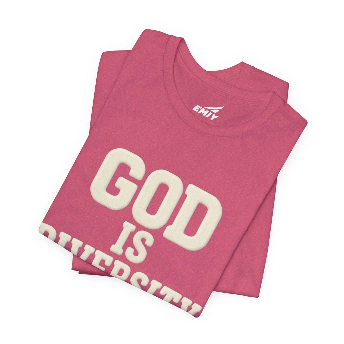 God Is Diversity Tee — Inspirational Religious Graphic T‑Shirt