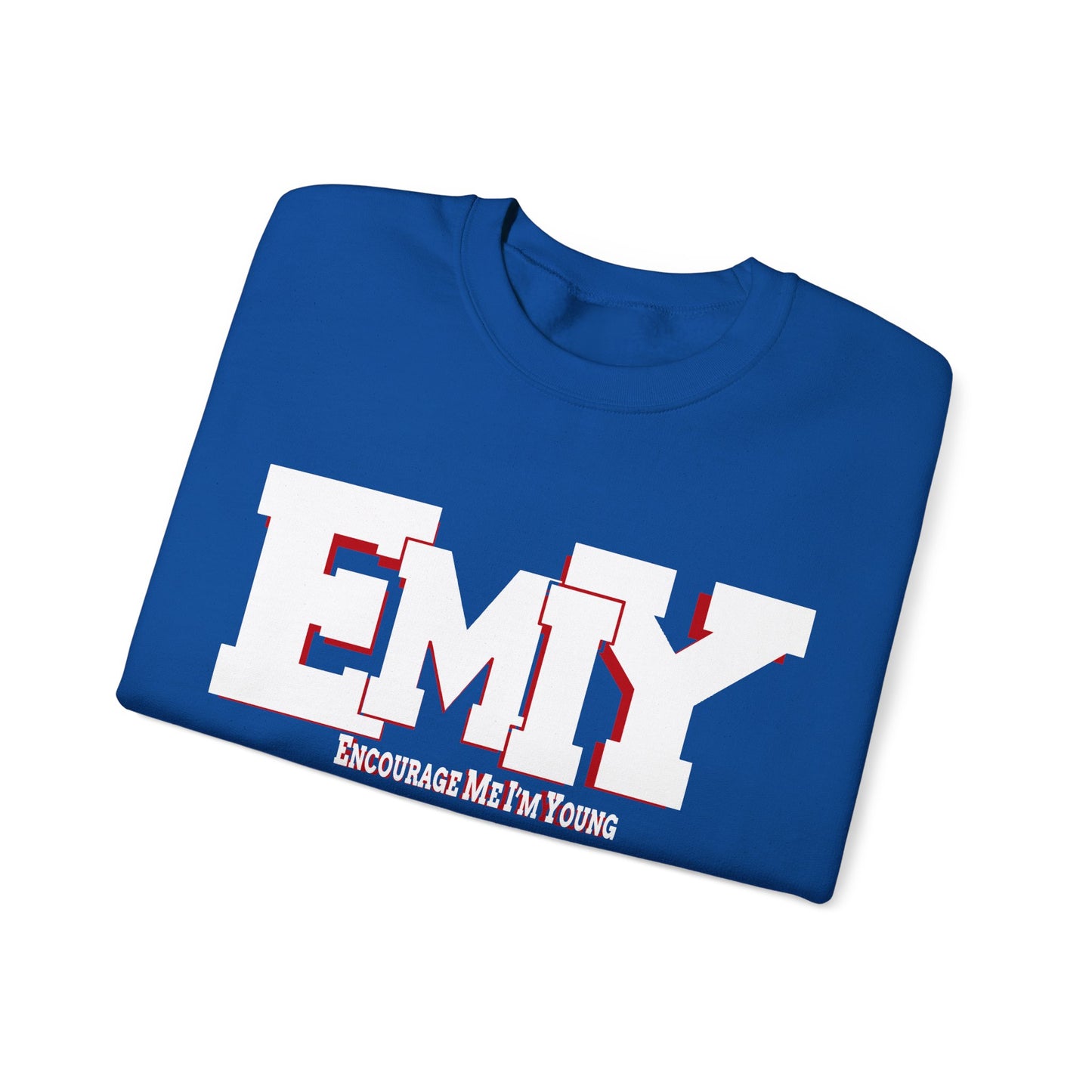 EMIY Varsity Unisex Crewneck Sweatshirt