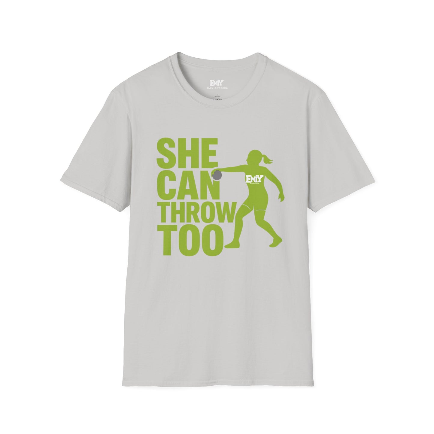 EMIY She Can Throw Too T-shirt
