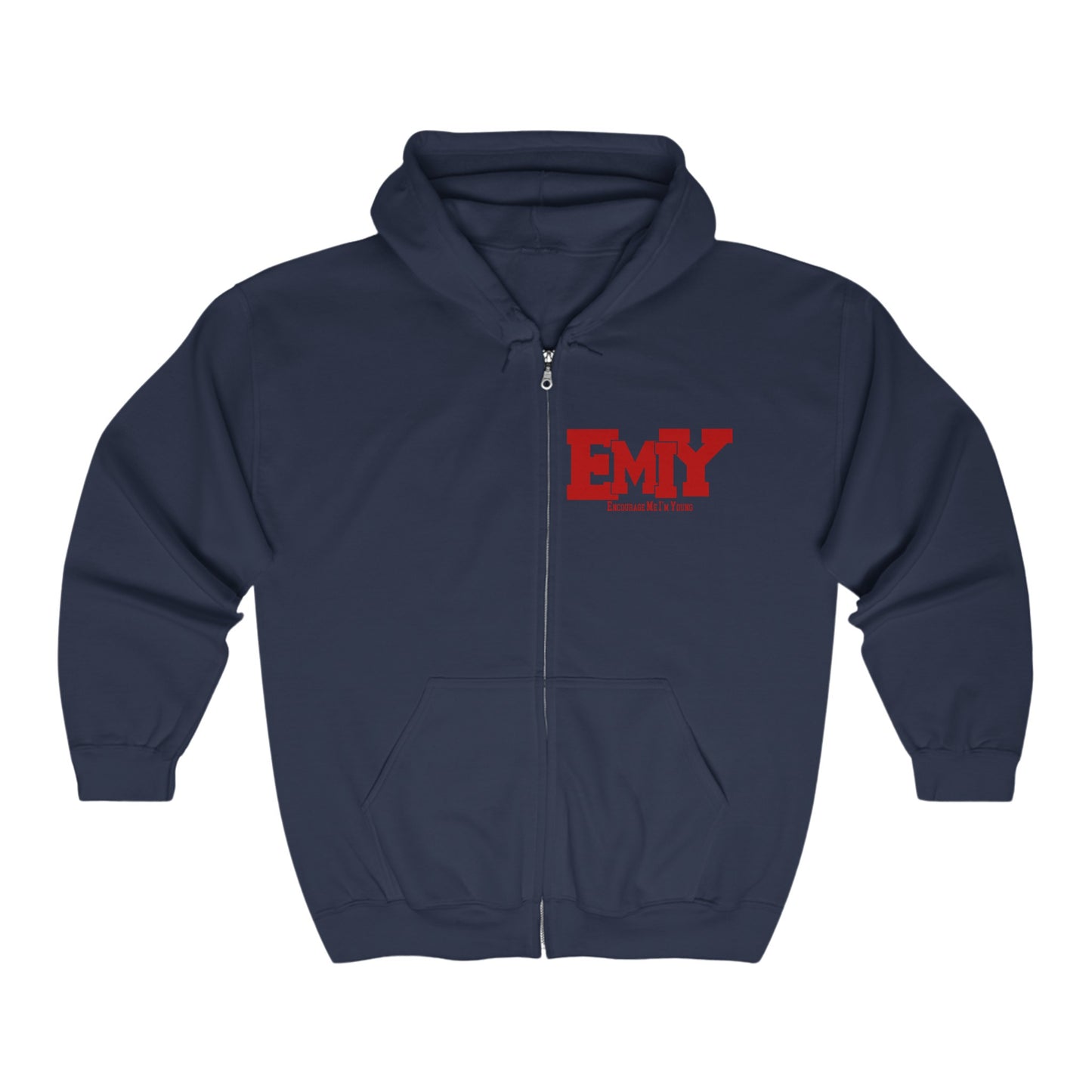 New EMIY Red Teen Zip Hoodie