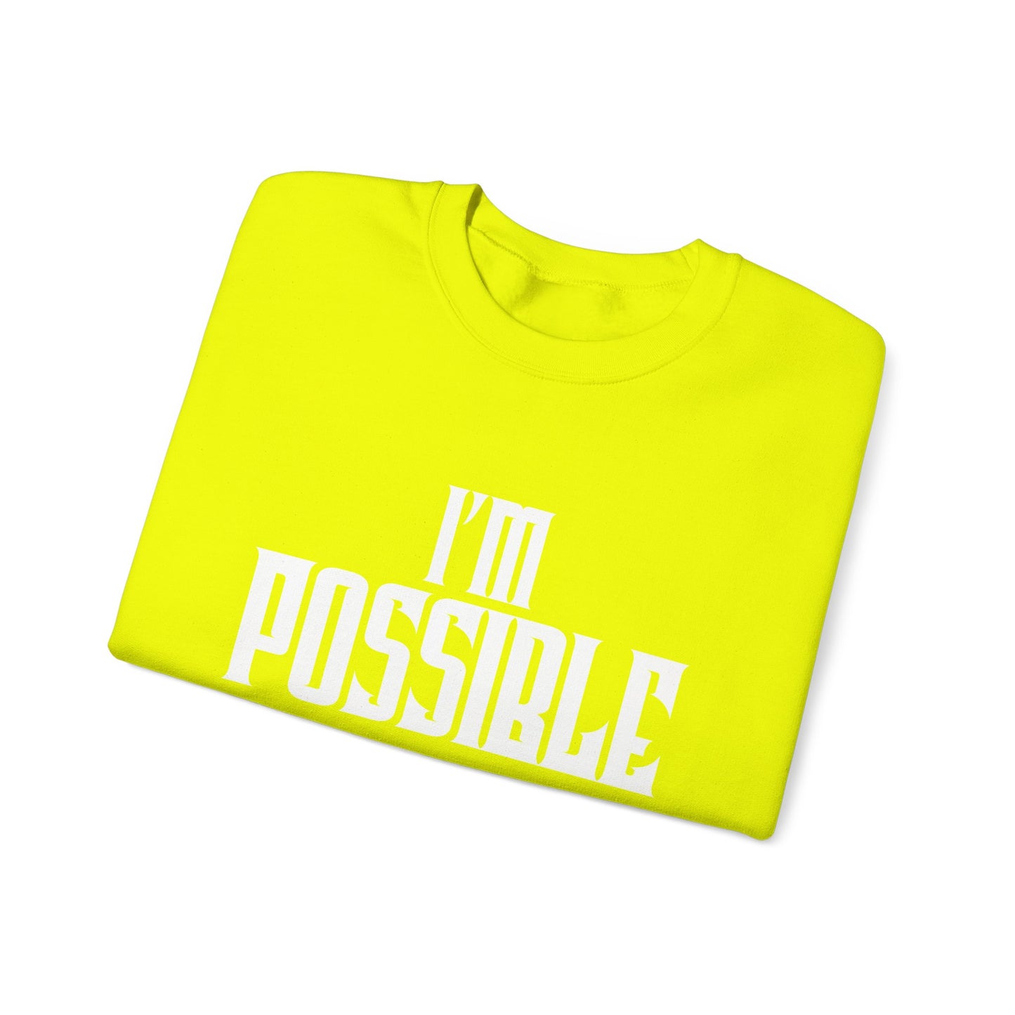 Teen Crewneck Sweatshirt - I'M POSSIBLE Self-Inspiration Design