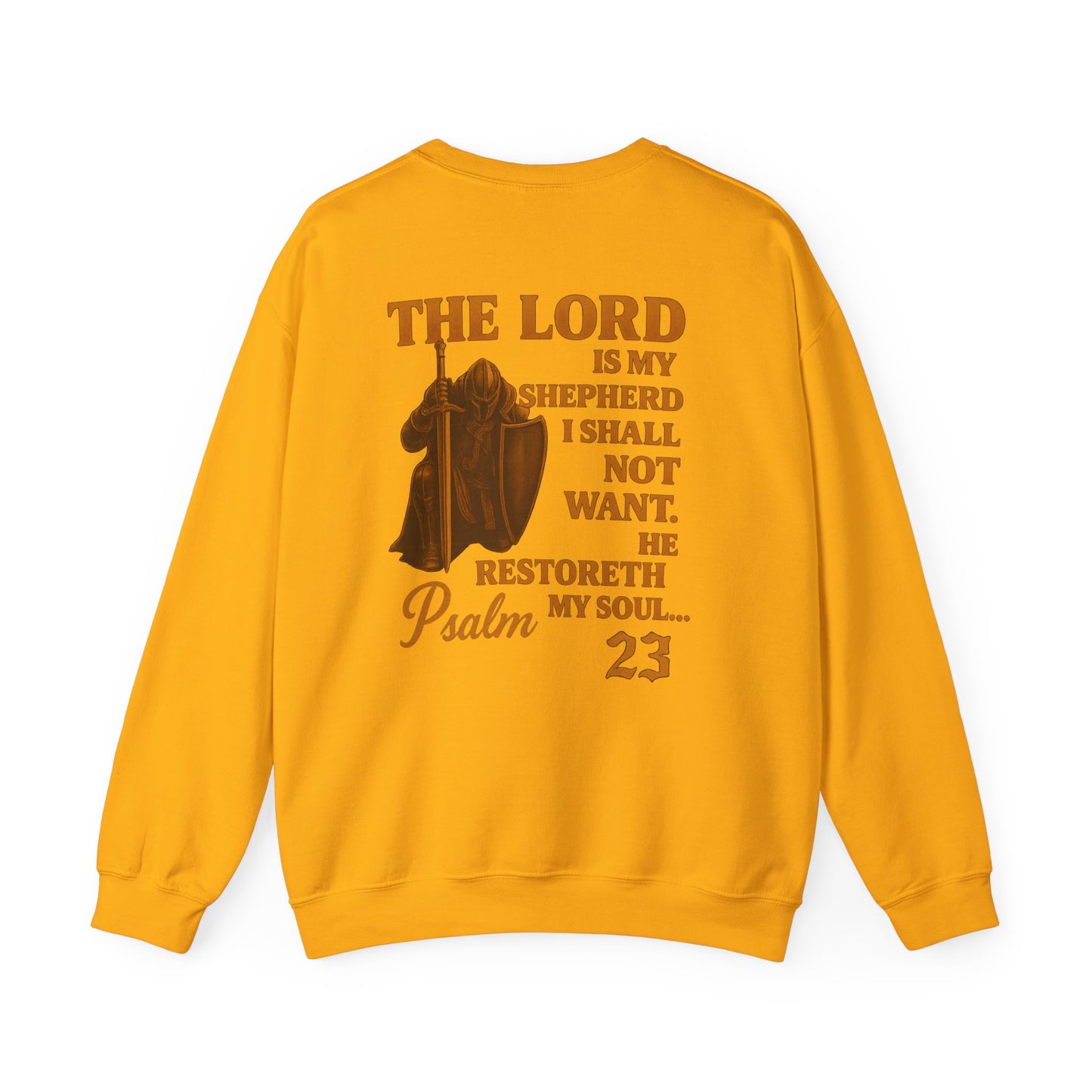 Bible Verse Sweatshirt - Psalms 23 Fear No Evil