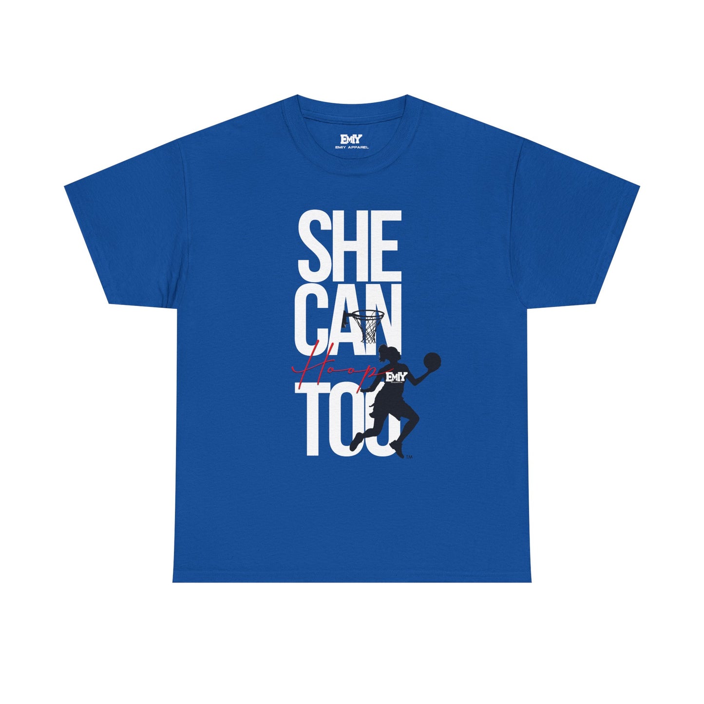 She Can Hoop Too-(She Leads) by EMIY Apparel Limited Edition