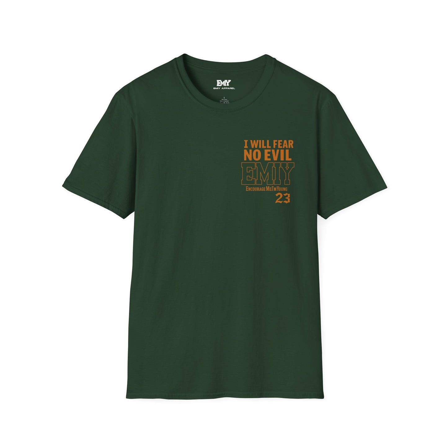 Psalm 23 Unisex T-Shirt - Bible Verse 'I Will Fear No Evil'