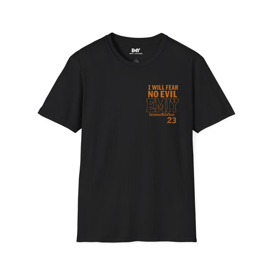 Psalm 23 Unisex T-Shirt - Bible Verse 'I Will Fear No Evil'