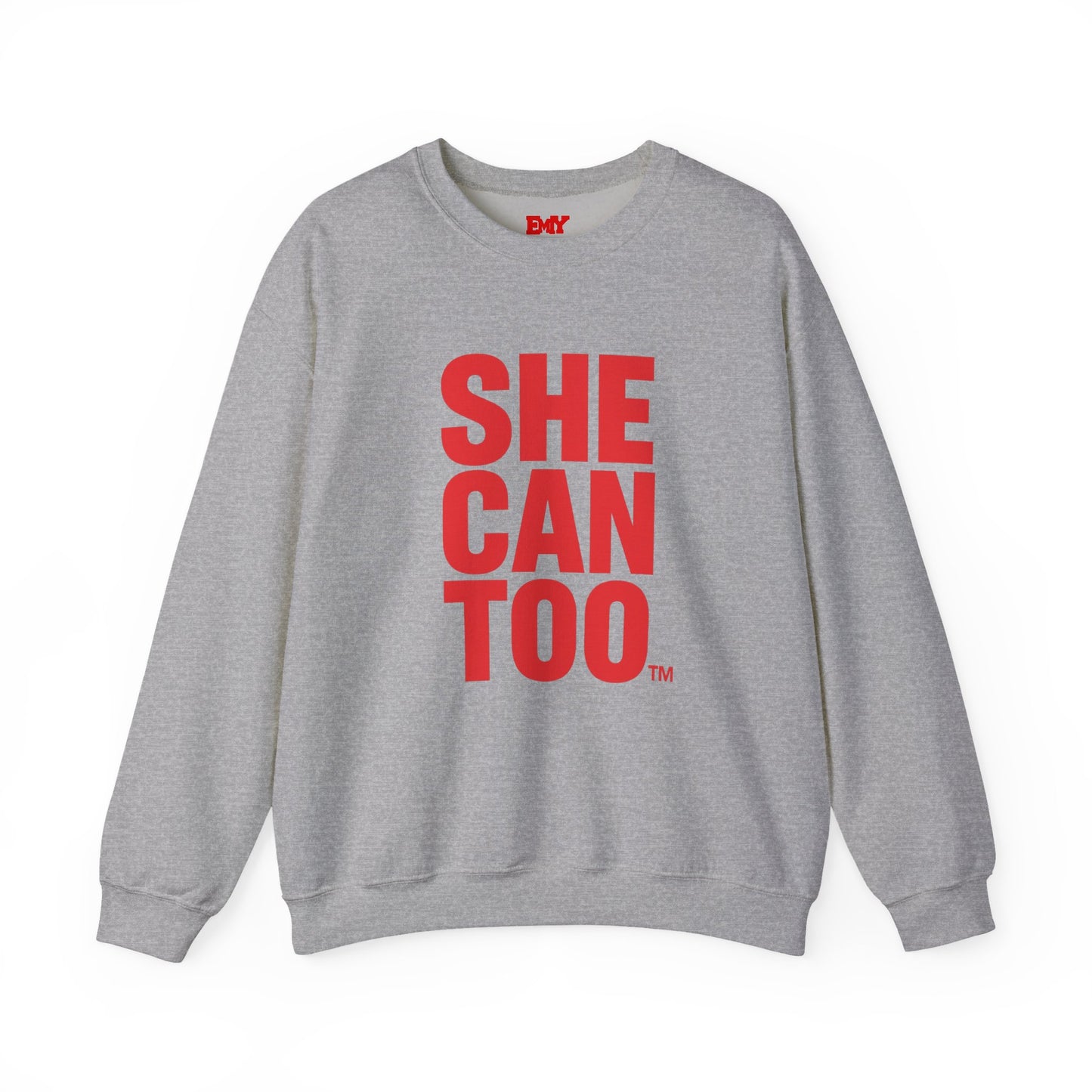 She Can Too Red Sweatshirt (Unapologetically Me)