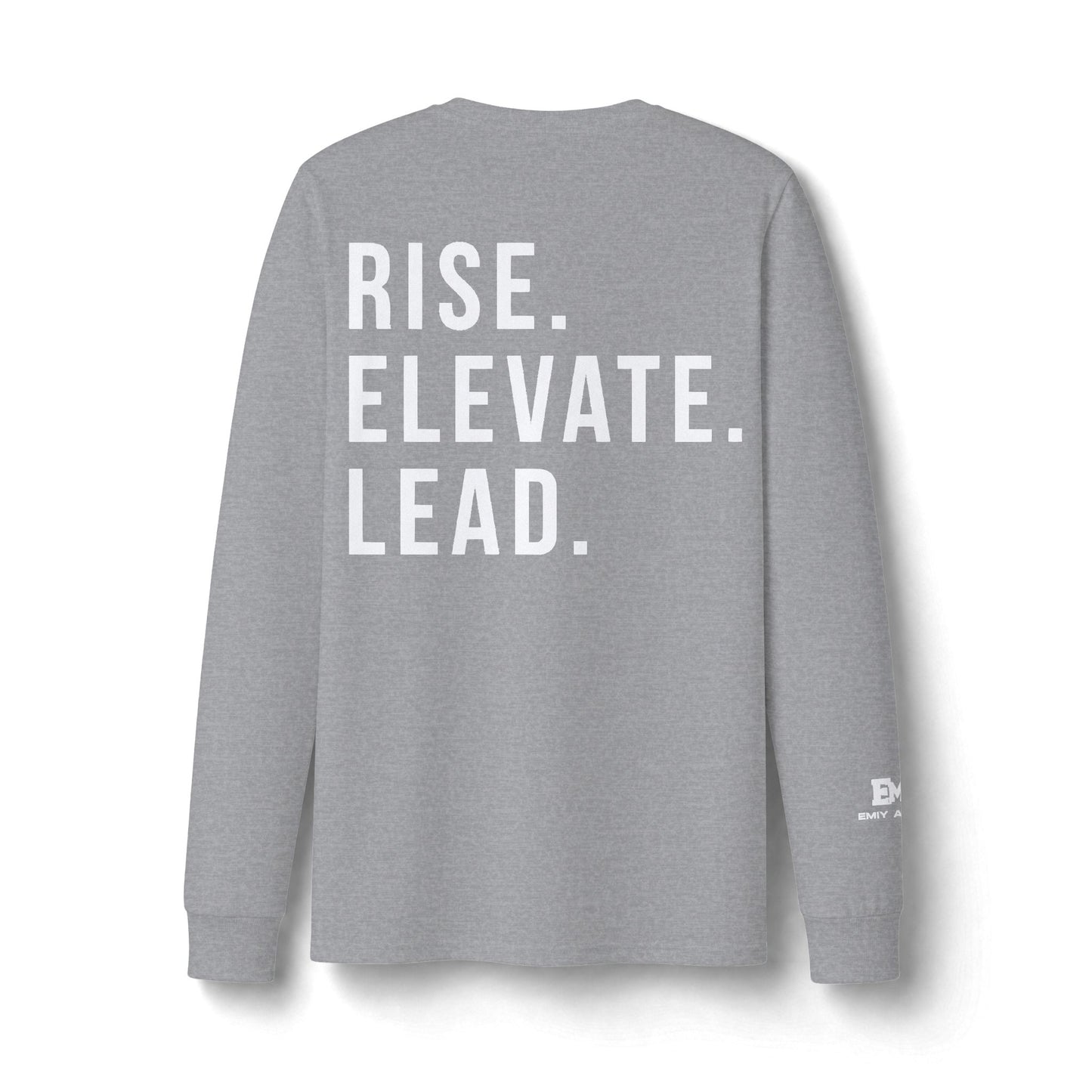 EMIY Sports  'Rise. Elevate. Lead.' Performance Shirt-LS
