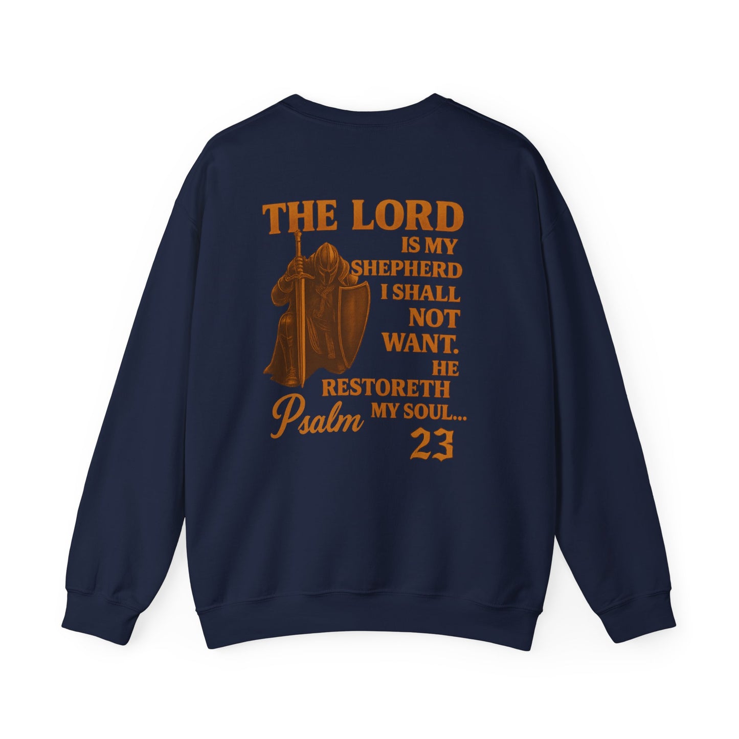 Bible Verse Sweatshirt - Psalms 23 Fear No Evil