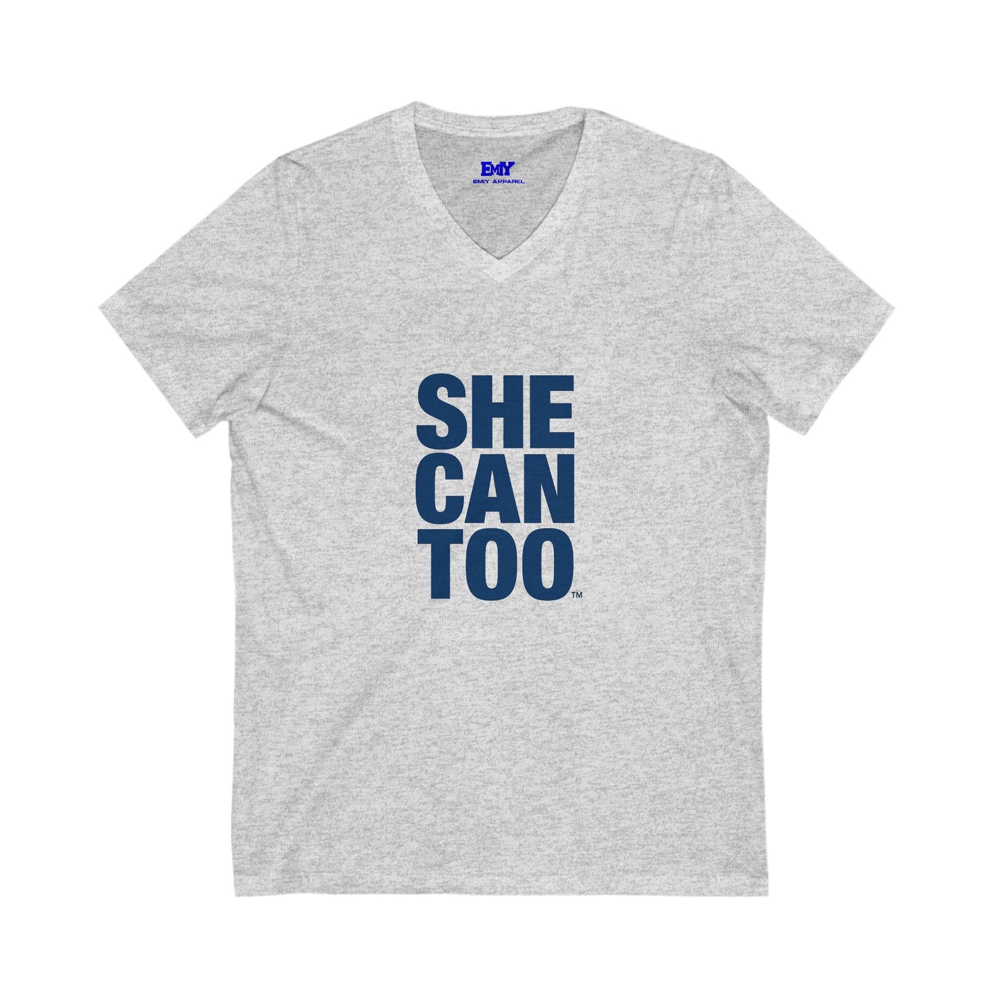 She Can Too V-Neck Tee (ZETA'S)